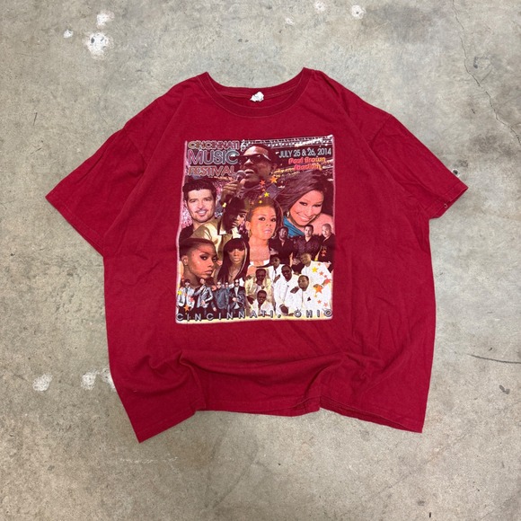 Anvil Other - 2014 Cincinnati Music Festival Move Into The Groove Concert Tee - Mens XL